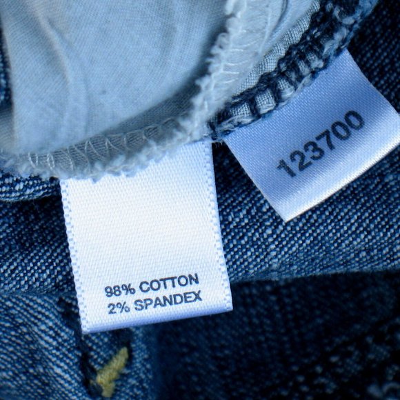 Ann Taylor LOFT Flare Leg Medium Wash 28 x 31 Mid Rise Stretch Sz 4 (tag) - Picture 4 of 4